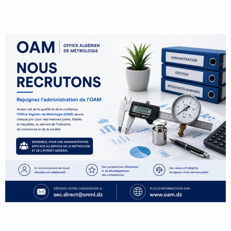 Avis de recrutement par voie de mutation